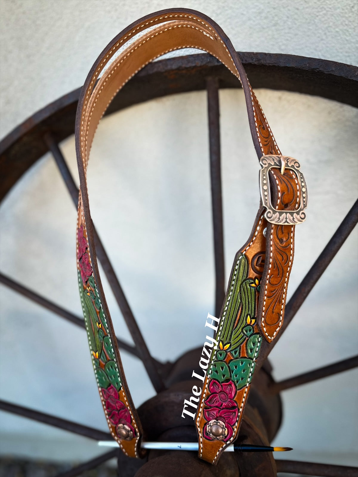 Desert Flower Single Ear Headstall