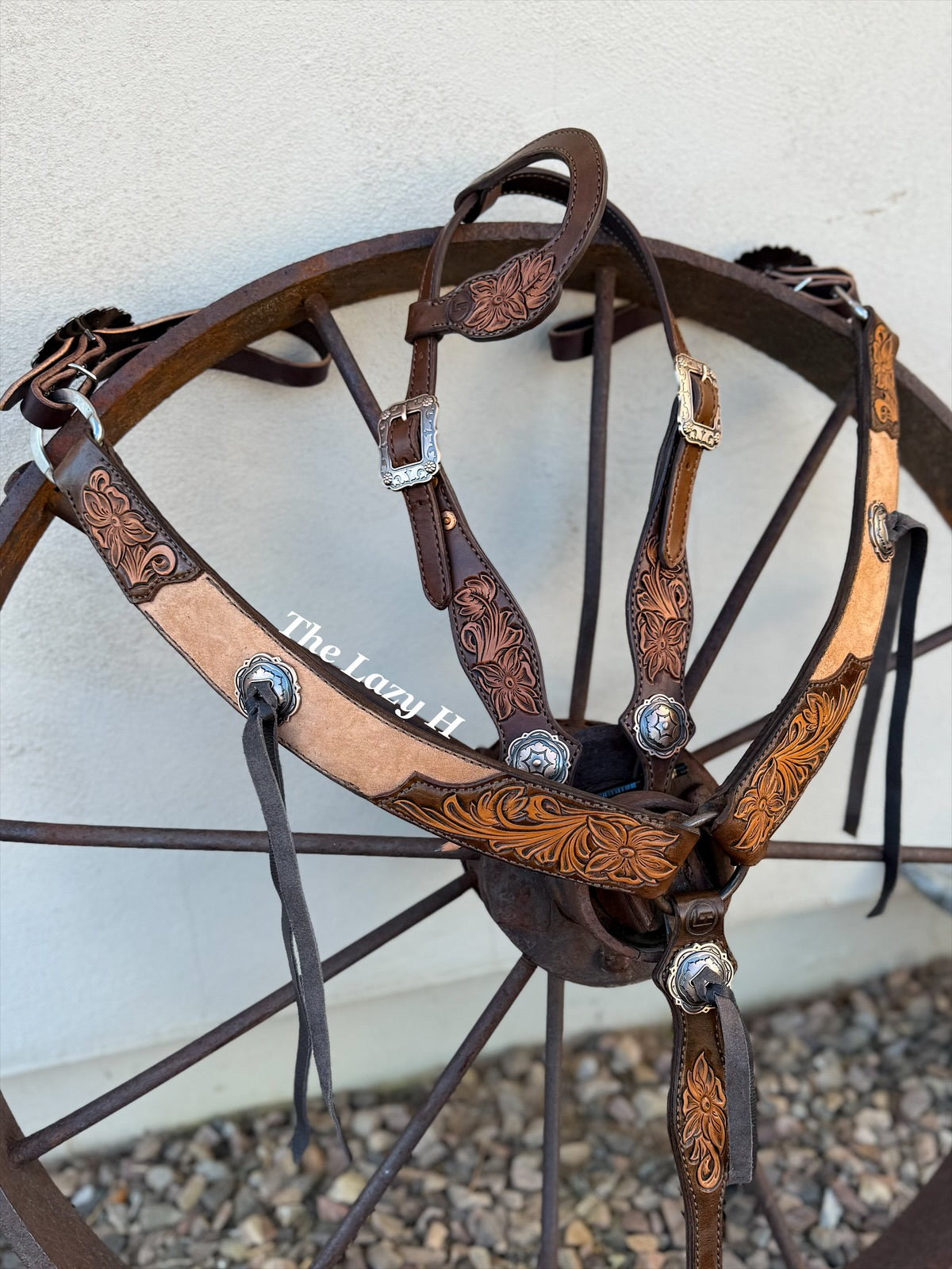 Western Floral Tack Set